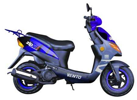 Схема скутера Венто Vento Zip Milan